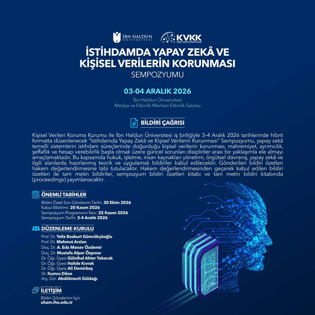 Symposium on Artificial Intelligence in Employment and the Protection of Personal Data: Abstract Submission Deadline Extended